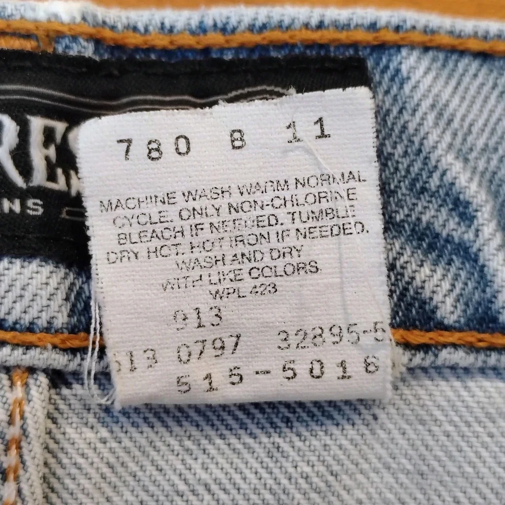 VTG Levis‎ 515 Special Reserve Jeans Light Wash Relaxed Fit USA Made 34x31 '97